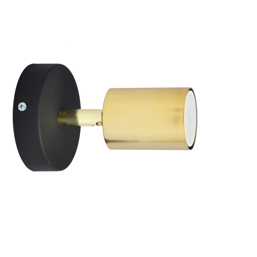 LED Vægspot TUNE 1xGU10/4,8W/230V gylden/sort