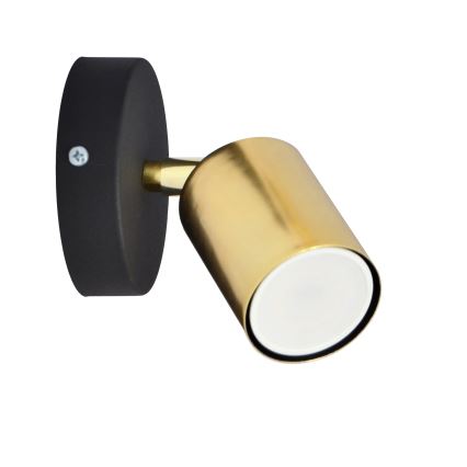 LED Vægspot TUNE 1xGU10/4,8W/230V gylden/sort
