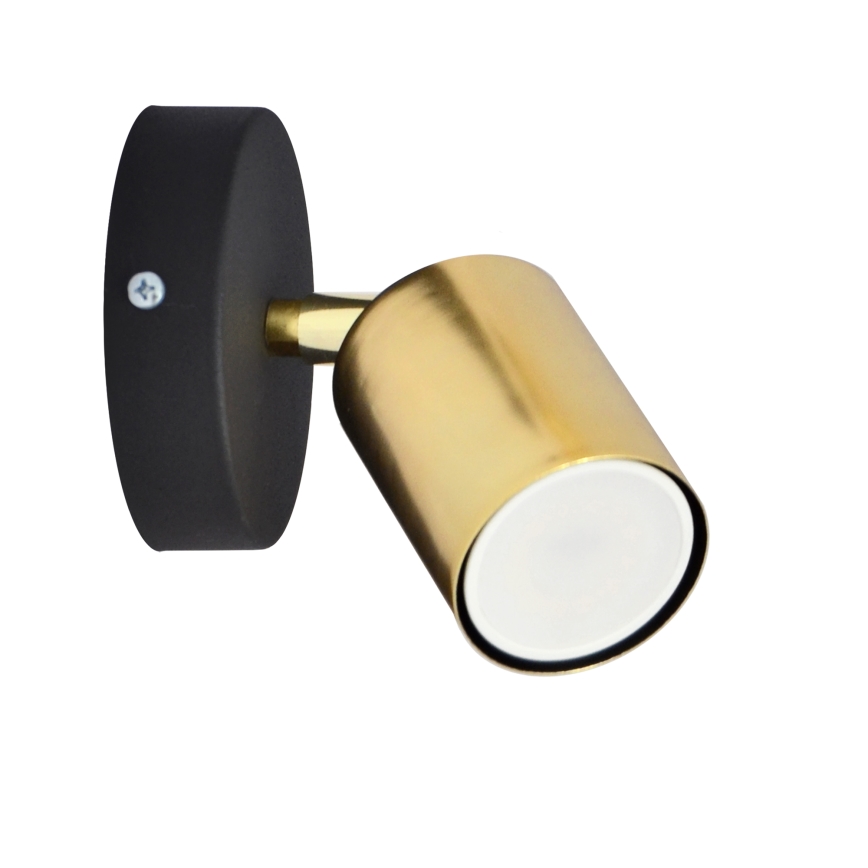 LED Vægspot TUNE 1xGU10/4,8W/230V gylden/sort