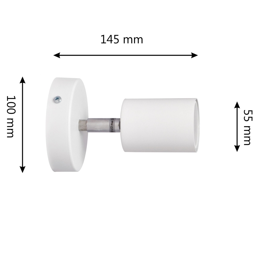 LED vægspot TUNE 1xGU10/4,8W/230V hvid