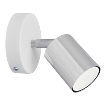 LED vægspot TUNE 1xGU10/4,8W/230V mat krom/hvid