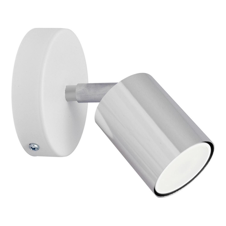 LED vægspot TUNE 1xGU10/4,8W/230V mat krom/hvid