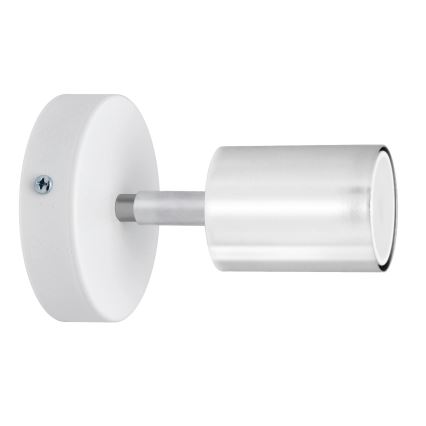 LED vægspot TUNE 1xGU10/4,8W/230V mat krom/hvid