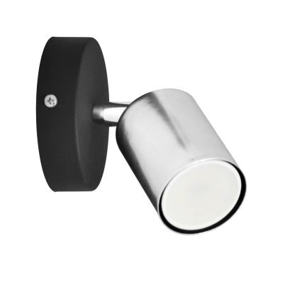 LED vægspot TUNE 1xGU10/4,8W/230V mat krom/sort