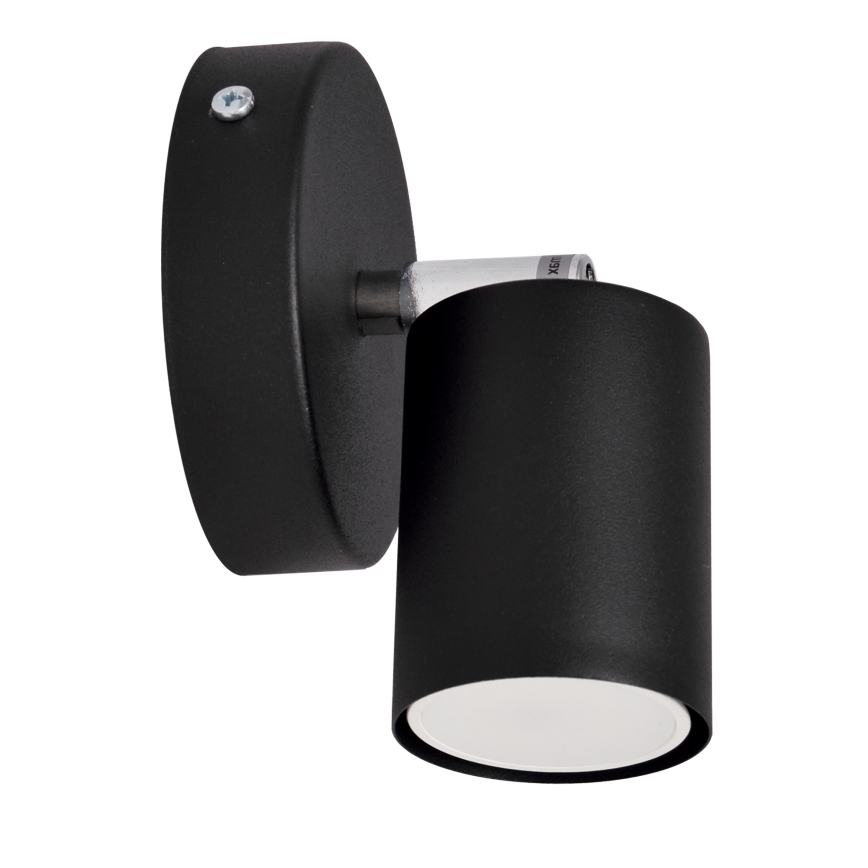 LED vægspot TUNE 1xGU10/4,8W/230V sort