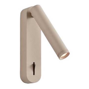 LED vægspotlampe ABRIEL LED/6W/230V beige
