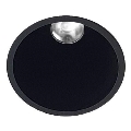 LED2 - LED indbygningslampe til badeværelse ZERO LED/10W/230V 4000K CRI 95 IP43 sort diameter 10,9 cm