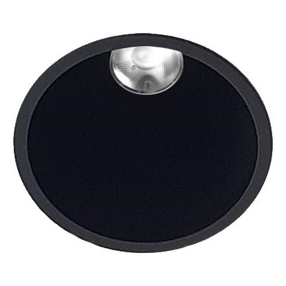 LED2 - LED indbygningslampe til badeværelse ZERO LED/10W/230V 4000K CRI 95 IP43 sort diameter 10,9 cm