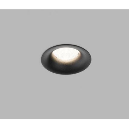 LED2 - LED indbygningsspot SPOT LED/9W/230V sort IP44