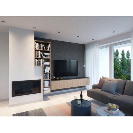 LED2 - LED indbygningsspot SPOT LED/9W/230V sort IP44