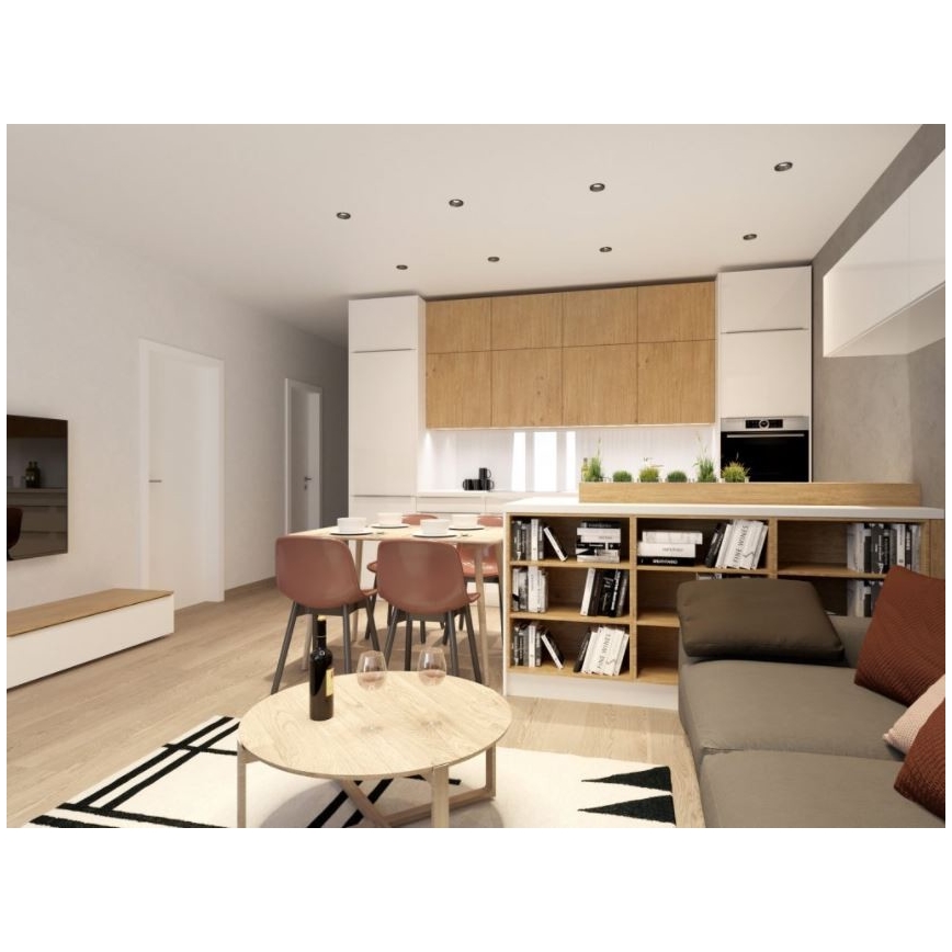 LED2 - LED indbygningsspot SPOT LED/9W/230V sort IP44