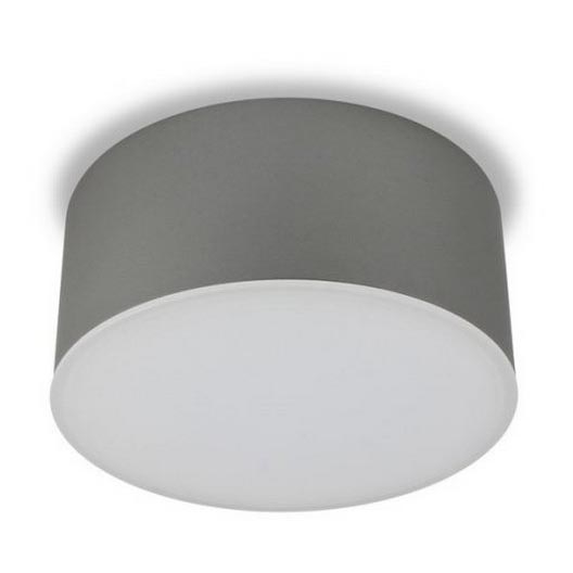 LED2 - LED loftlampe BUTTON LED/17W/230V sølvfarvet