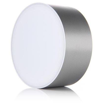 LED2 - LED loftlampe BUTTON LED/17W/230V sølvfarvet