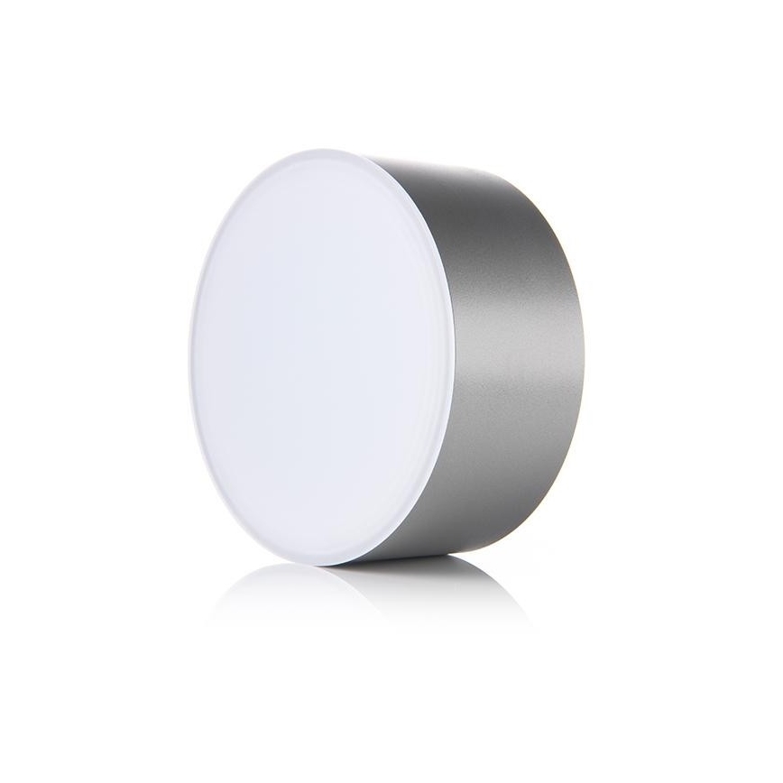 LED2 - LED loftlampe BUTTON LED/17W/230V sølvfarvet