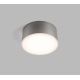 LED2 - LED loftlampe BUTTON LED/17W/230V sølvfarvet
