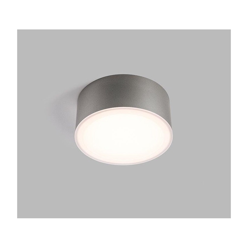 LED2 - LED loftlampe BUTTON LED/17W/230V sølvfarvet