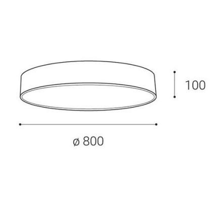 LED2 - LED loftlampe dæmpbar MONO LED/100W/230V 3000K/4000K hvid