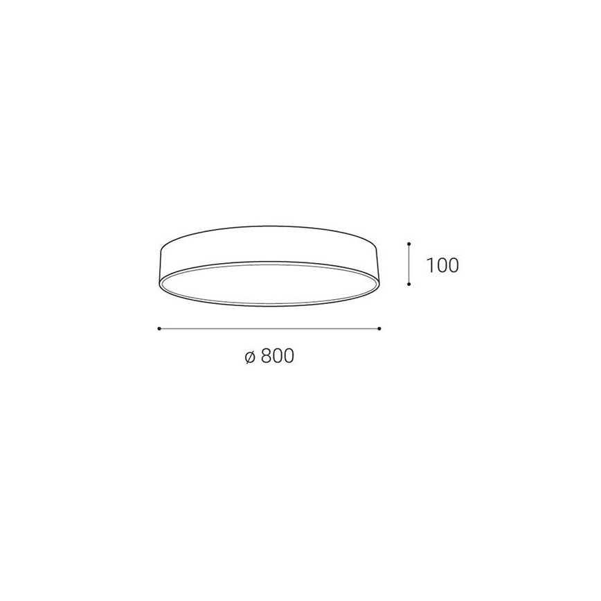 LED2 - LED loftlampe dæmpbar MONO LED/100W/230V 3000K/4000K hvid