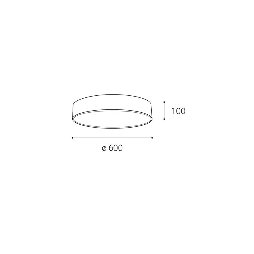 LED2 - LED loftlampe dæmpbar MONO LED/60W/230V 3000K/4000K hvid