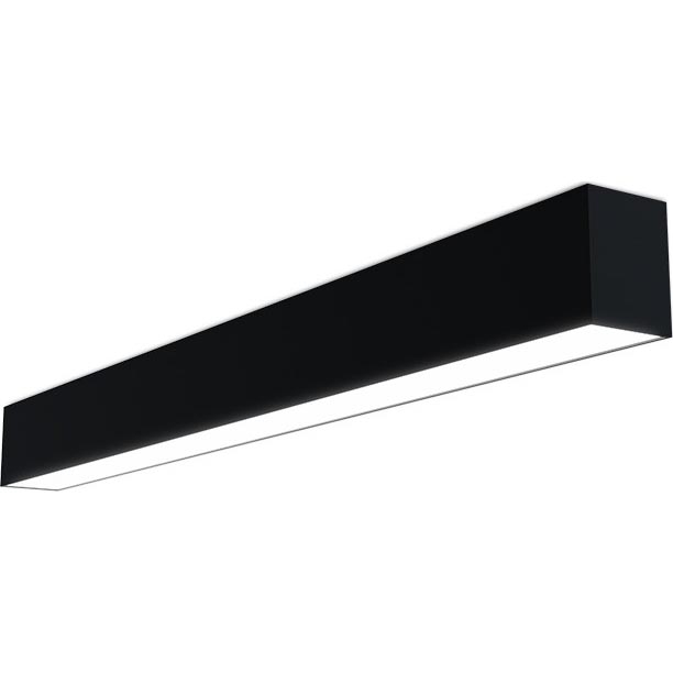 LED2 - LED loftlampe LINO LED/24W/230V 3000K/3500K/4000K sort 90 cm