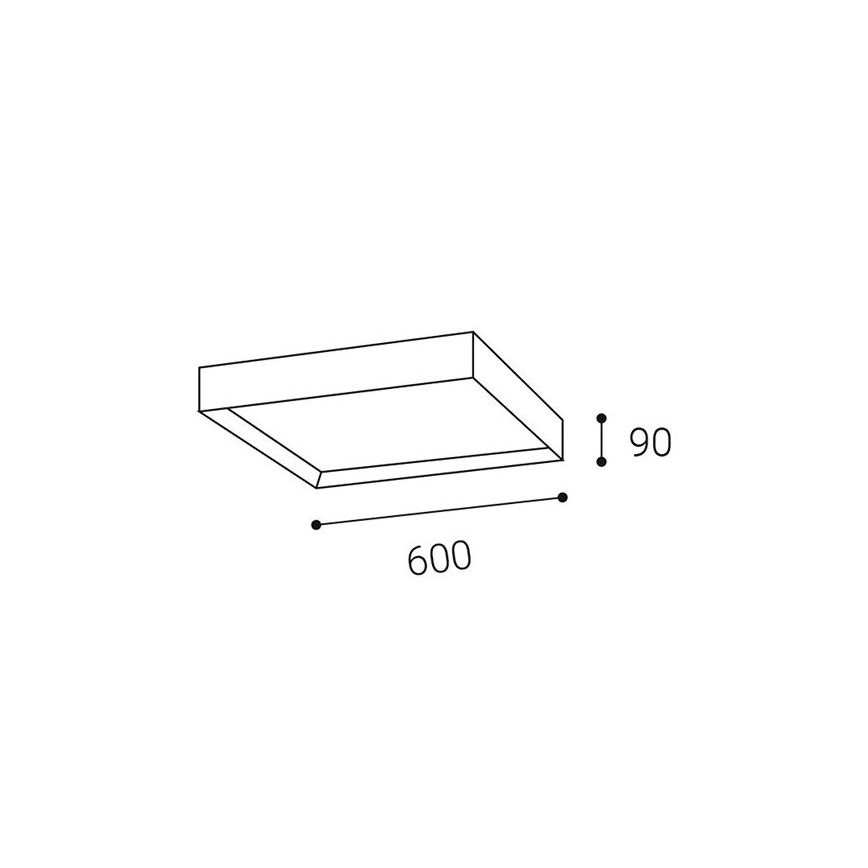 LED2 - LED loftlampe MILO LED/60W/230V 3000/4000K
