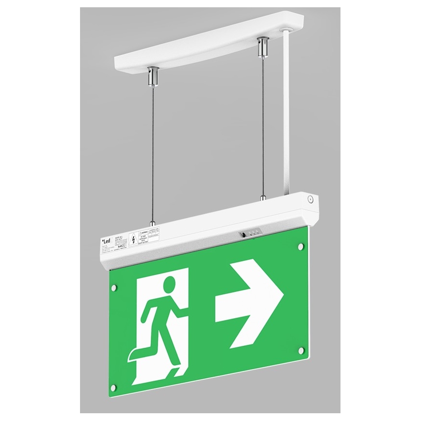 LED2 - LED nødlampe SAFE ALL LED/2W/3,6V 6000K IP40