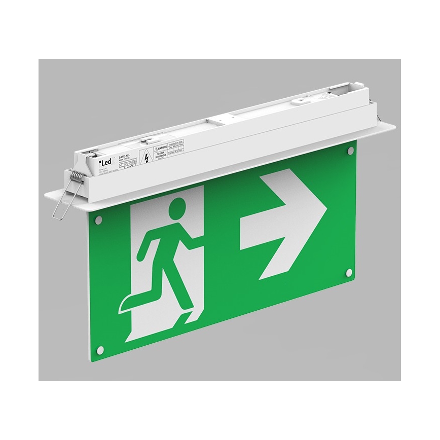 LED2 - LED nødlampe SAFE ALL LED/2W/3,6V 6000K IP40