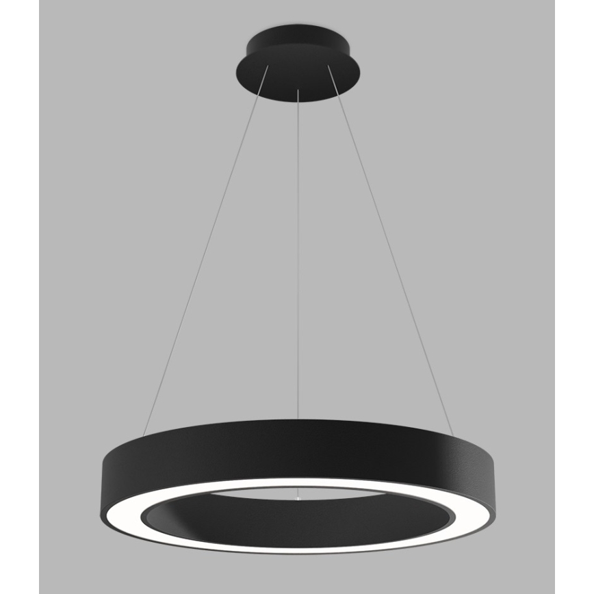 LED2 - LED pendel dæmpbar SATURN LED/50W/230V 3000K/4000K sort
