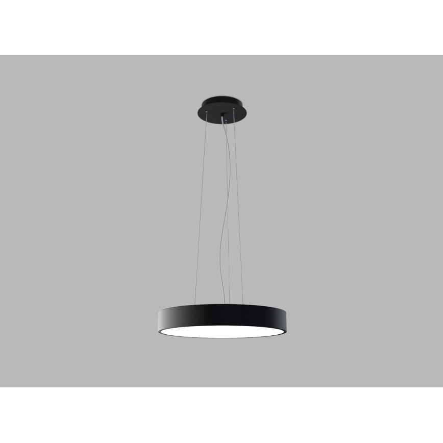 LED2 - LED-pendel på kabel MONO SLIM LED/30W/230V 2700/3000K/4000K Ø 40 cm sort