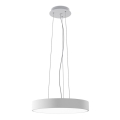 LED2 - LED-pendel på wire MONO SLIM LED/30W/230V 3000K/4000K Ø 40 cm hvid