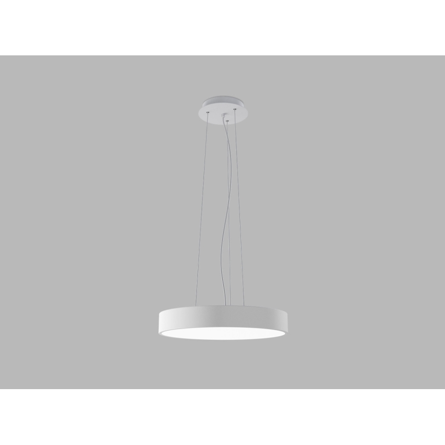 LED2 - LED-pendel på wire MONO SLIM LED/30W/230V 3000K/4000K Ø 40 cm hvid
