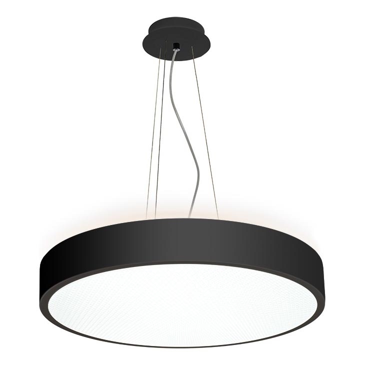 LED2 - LED pendel ROTO LED/48W/230V 2700K/3300K/4000K IP40 sort diameter 40 cm