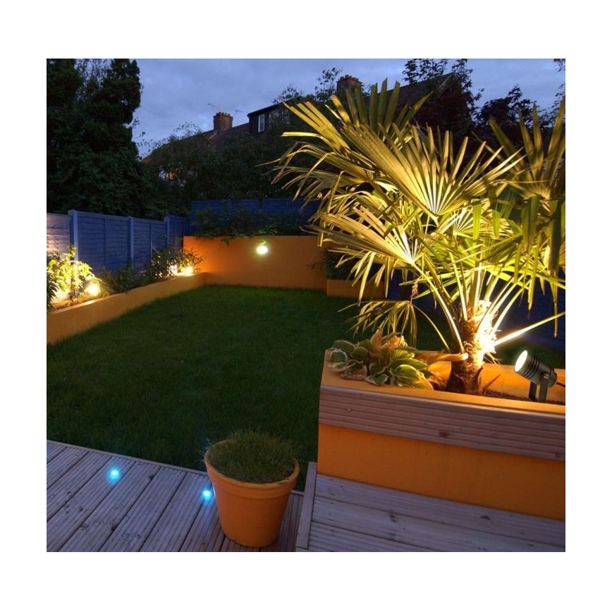 LED2 - Projektør NAVY 1xGU10/42W/230V antracitgrå IP54