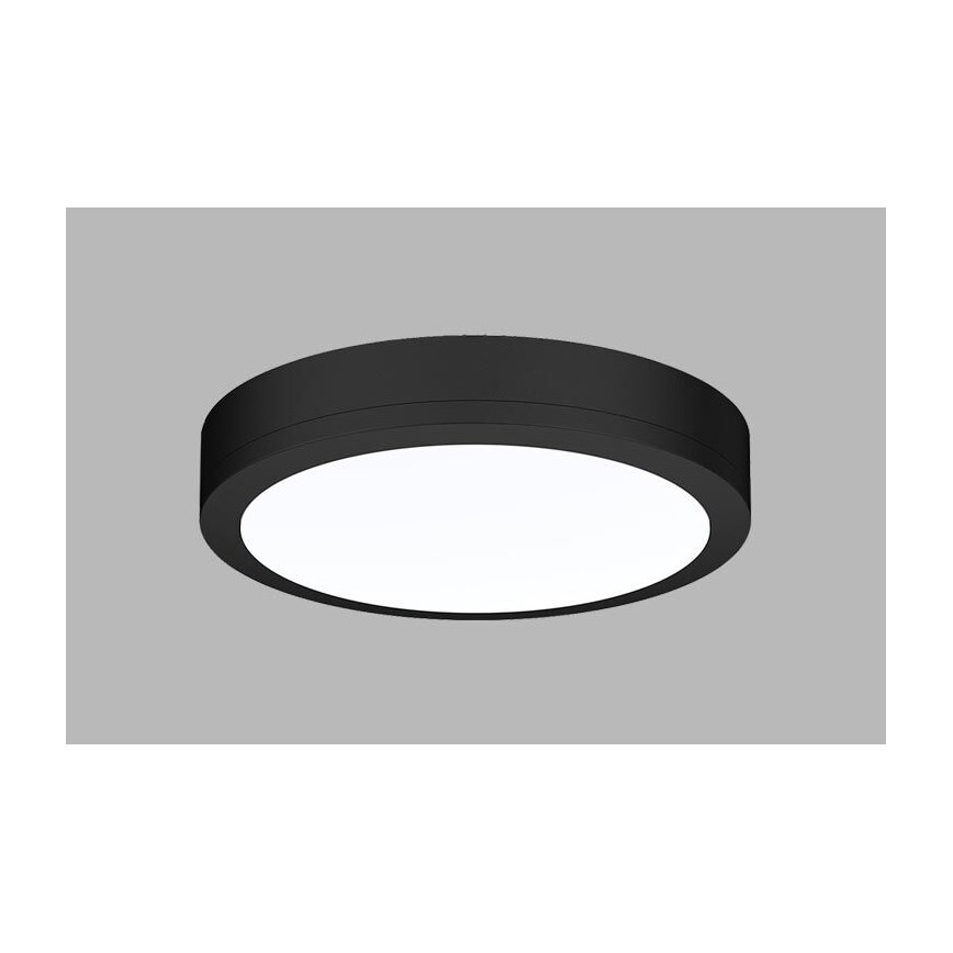LED2 - Udendørs LED loftlampe med sensor KERY LED/18W/230V IP65 sort