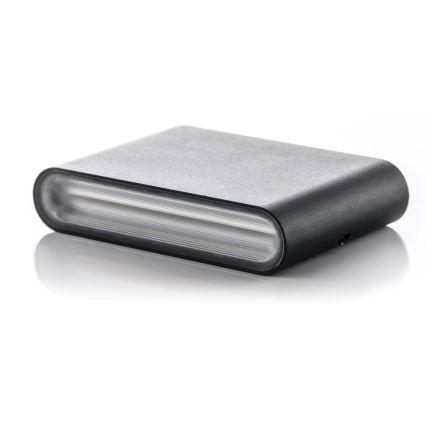 LED2 - Udendørs LED væglampe FLAT 2xLED/3W/230V IP65 3000K/4000K/5700K sort
