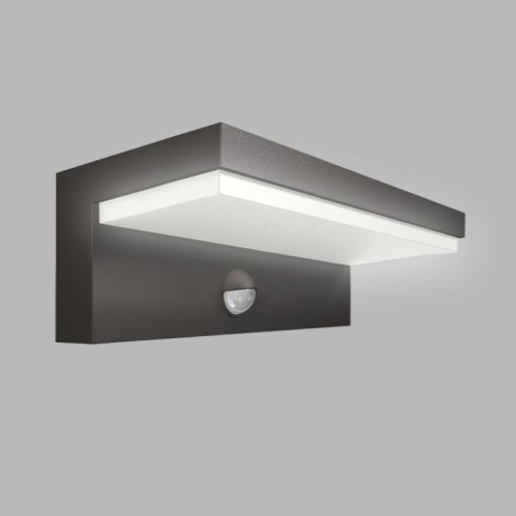 LED2 - Udendørs LED væglampe med sensor HUGO LED/9W/230V IP54