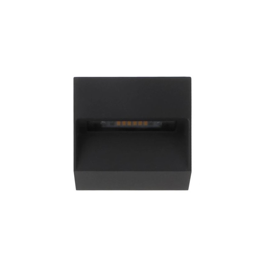 LED2 - Udendørs LED væglampe STEP ON LED/3W/230V antracitgrå IP54