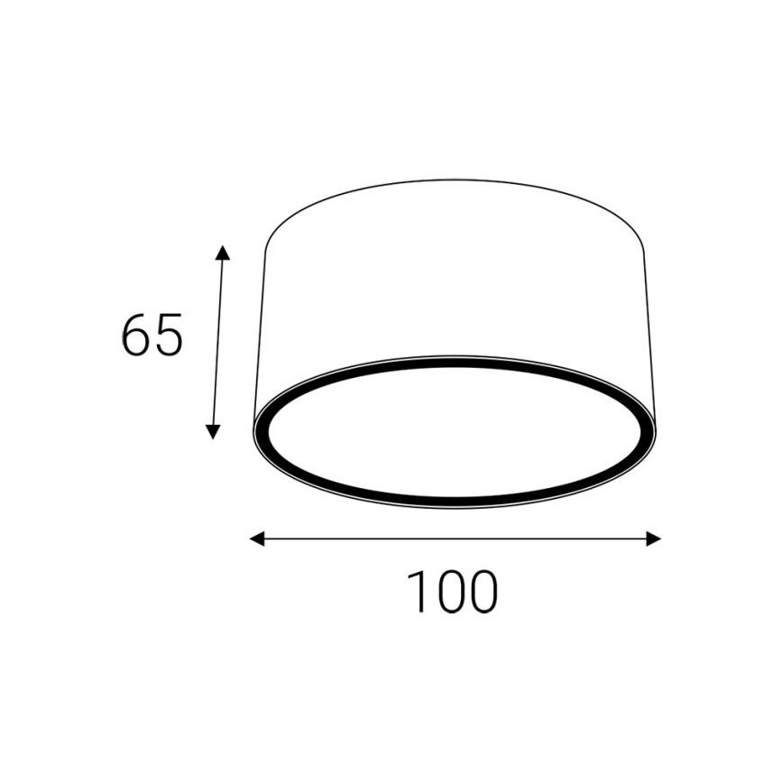 LED2 - Udendørs spotlampe MEDO 1xGX53/11W/230V hvid IP54