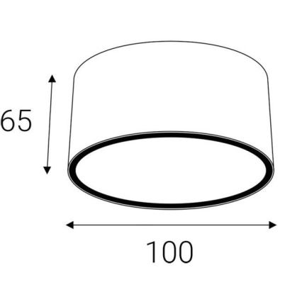 LED2 - Udendørs spotlampe MEDO GX53/11W/230V antracitgrå IP54