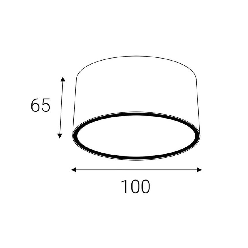 LED2 - Udendørs spotlampe MEDO GX53/11W/230V antracitgrå IP54