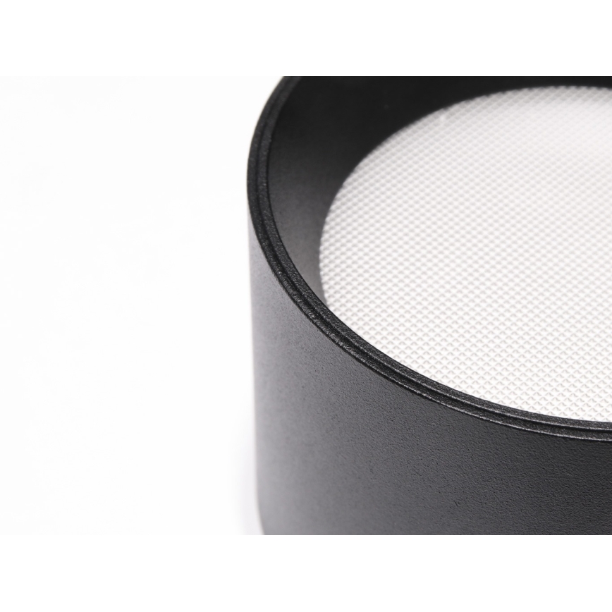 LED2 - ZETA ON LED-spot 8W/230V 3000/3500/4000K Ø 9 cm sort