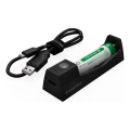 Ledlenser 500986 - Batterioplader 1x Li-ion 5V + genopladeligt batteri 750 mAh