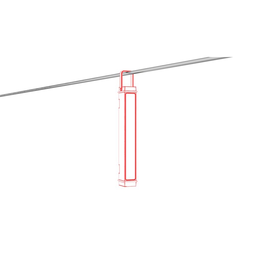 Ledlenser AF2R - Dæmpbar genopladelig LED-arbejdslampe, IP54, 1000 lm, 50 t