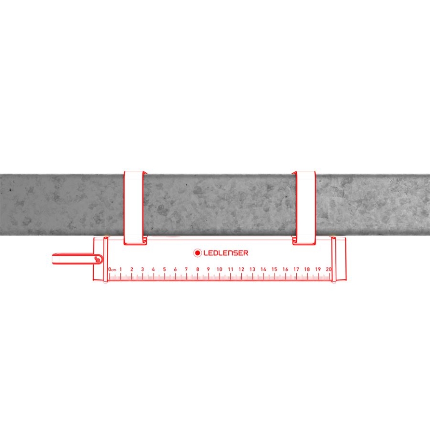Ledlenser AF2R - Dæmpbar genopladelig LED-arbejdslampe, IP54, 1000 lm, 50 t