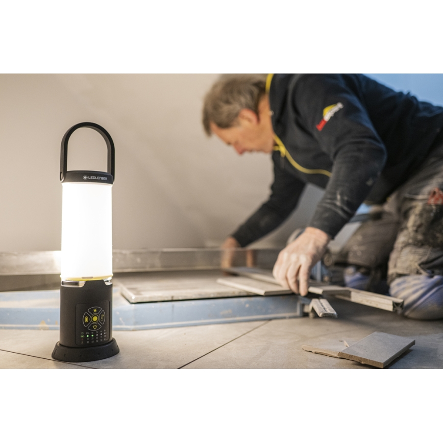 Ledlenser AL10R Work - LED dæmpbar genopladelig arbejdslampe LED/4700 mAh IP67 6300 lm 9,5 h