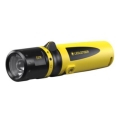 Ledlenser EX7R - LED dæmpbar genopladelig lygte LED/3250 mAh IP68 220 lm 45 t gul