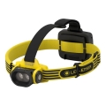 Ledlenser EXH6R - LED dæmpbar genopladelig pandelampe LED/1900 mAh IP68 250 lm 15 timer gul