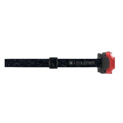 Ledlenser HF4R Core - dæmpbar genopladelig LED-pandelampe, 1000 mAh, IP68, 500 lm, 35 h, rød