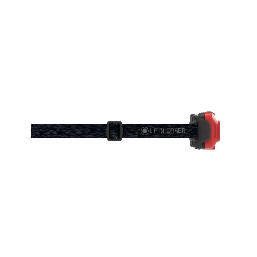 Ledlenser HF4R Core - dæmpbar genopladelig LED-pandelampe, 1000 mAh, IP68, 500 lm, 35 h, rød