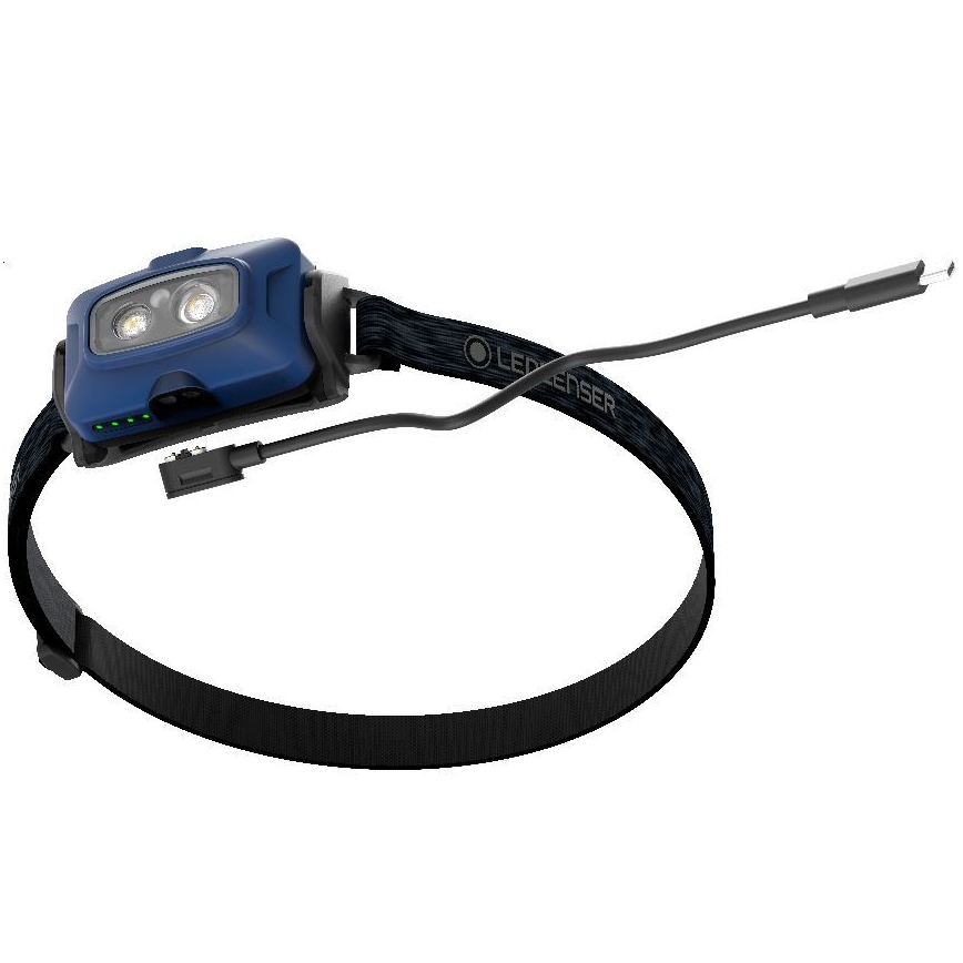 Ledlenser HF4R Core - dæmpbar genopladelig LED-pandelampe LED/1000 mAh IP68 500 lm 35 h blå